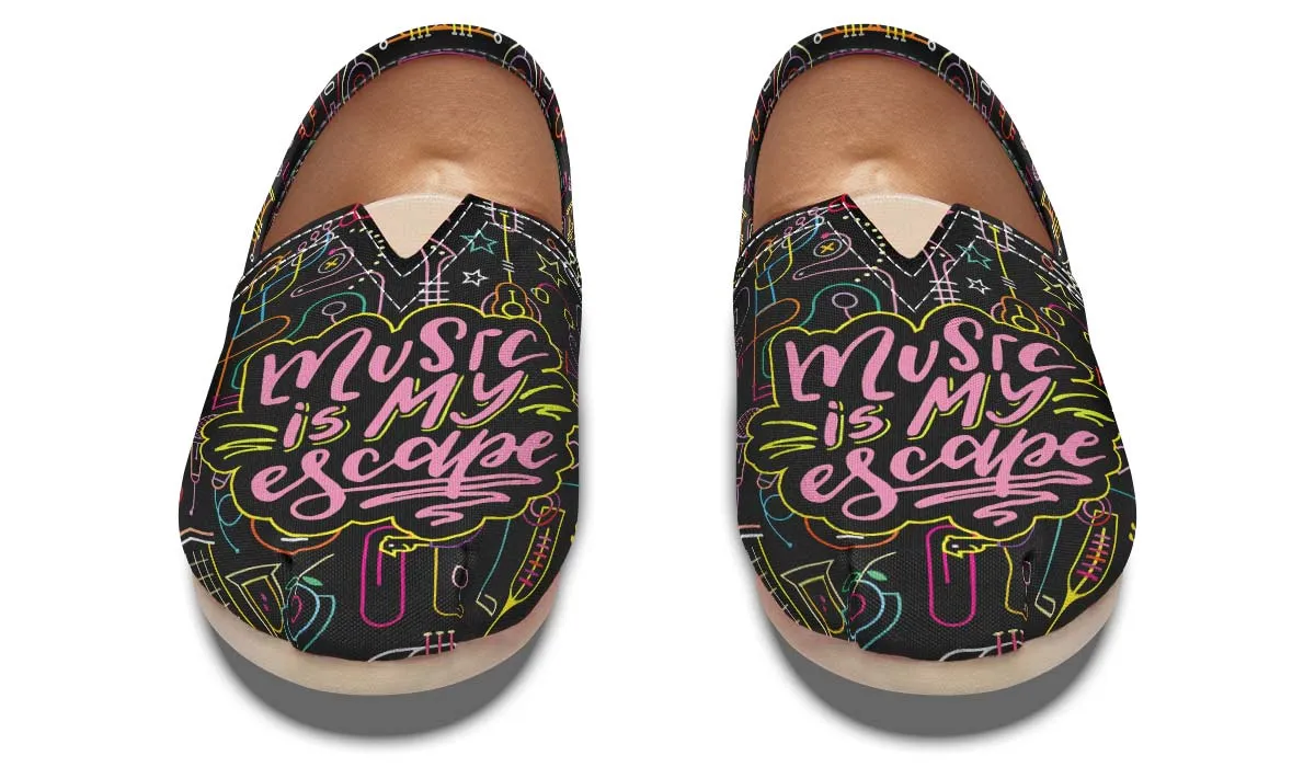 Neon Music Casual Shoes