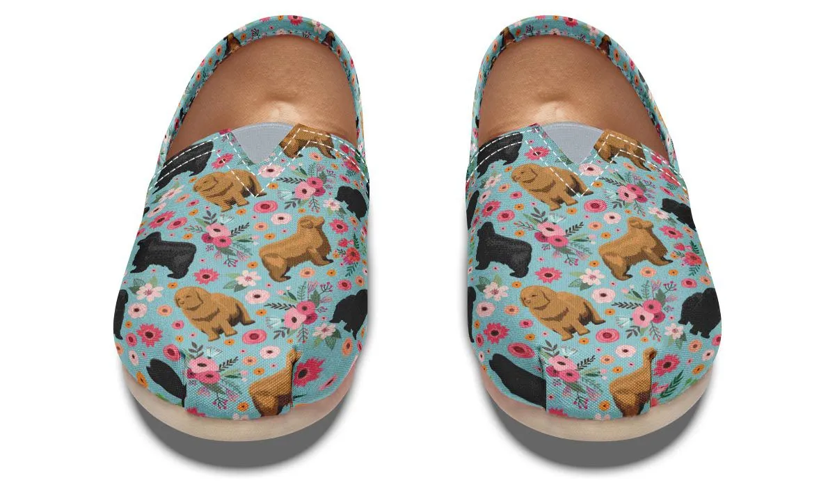 Newfoundland Flower Casual Shoes
