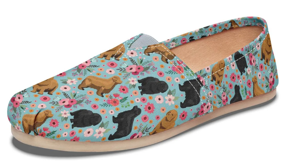 Newfoundland Flower Casual Shoes