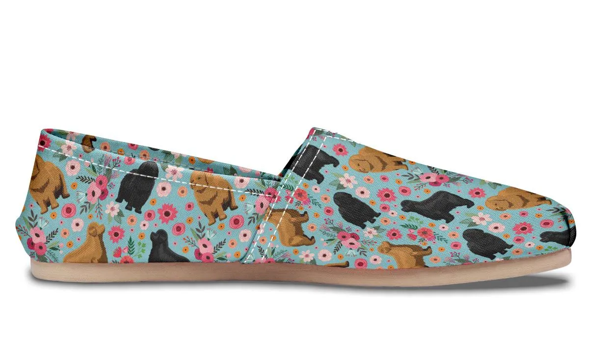Newfoundland Flower Casual Shoes