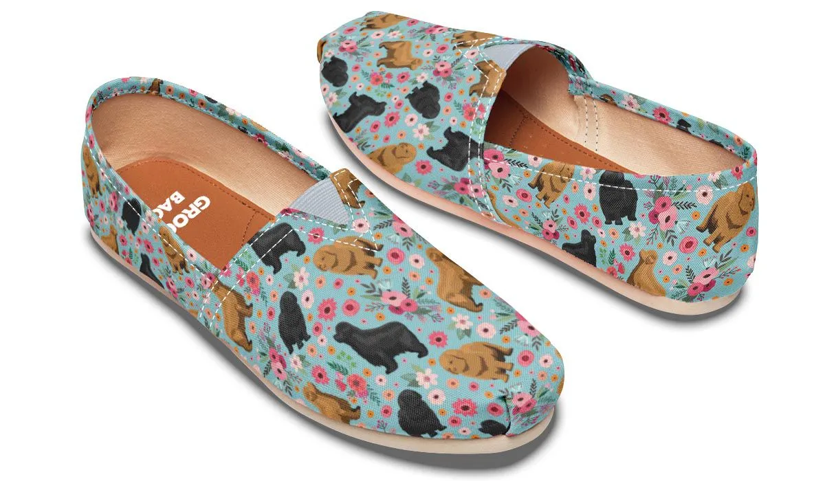 Newfoundland Flower Casual Shoes