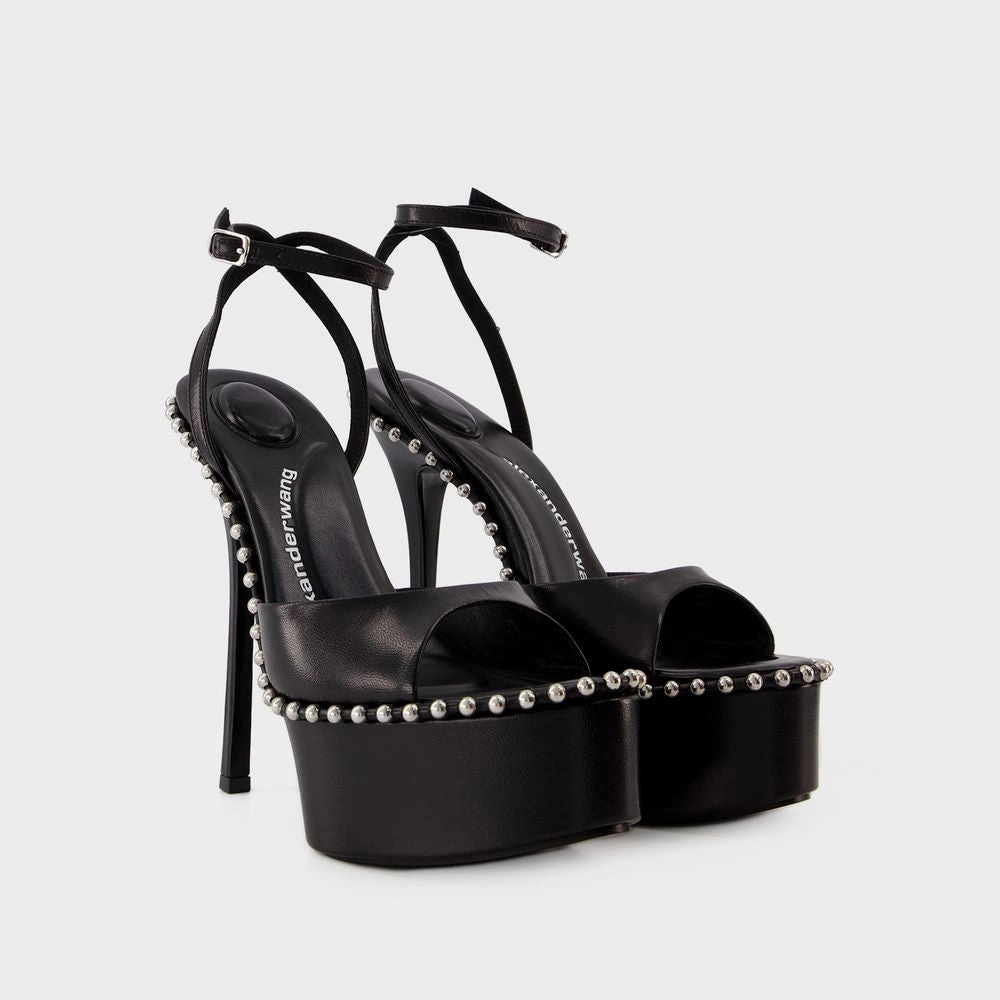 Nova 145 Sandals - Leather - Black