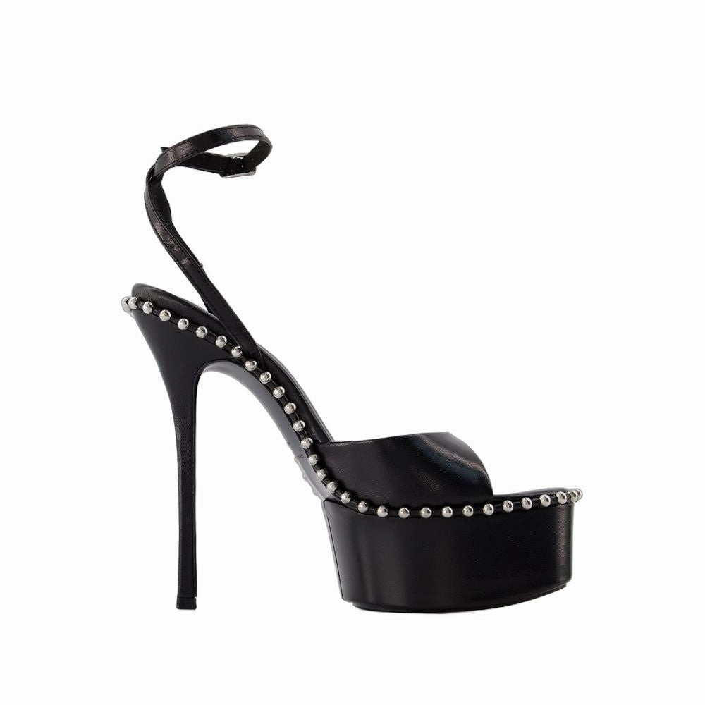 Nova 145 Sandals - Leather - Black