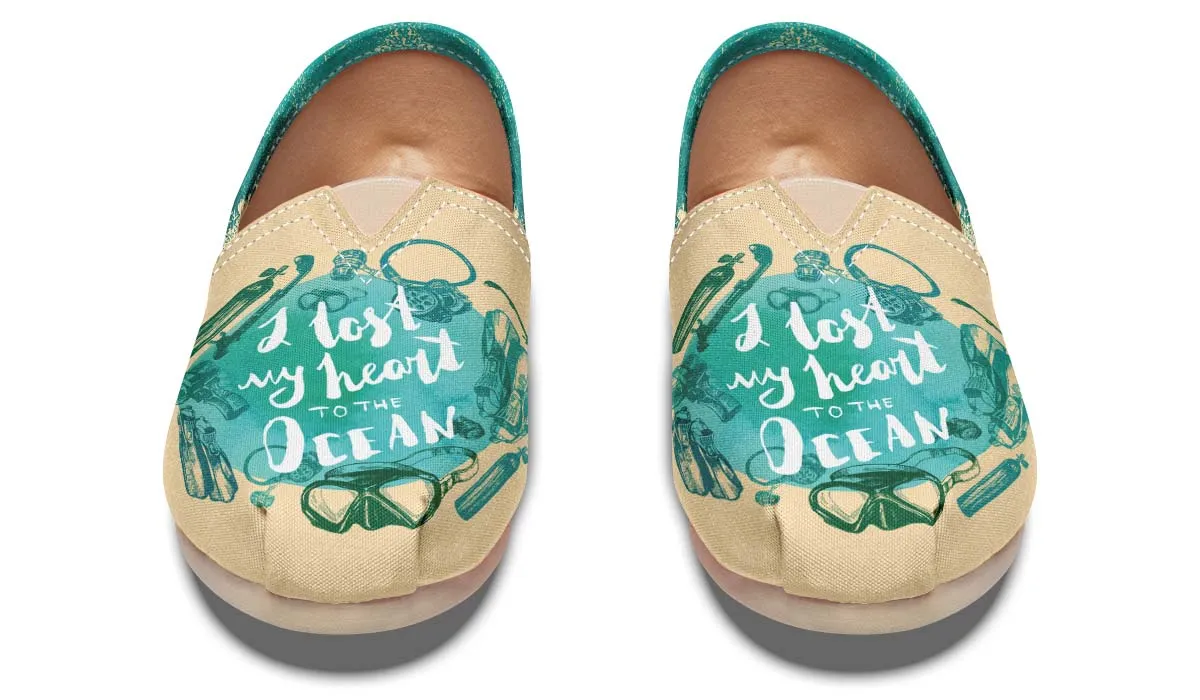 Ocean Heart Casual Shoes