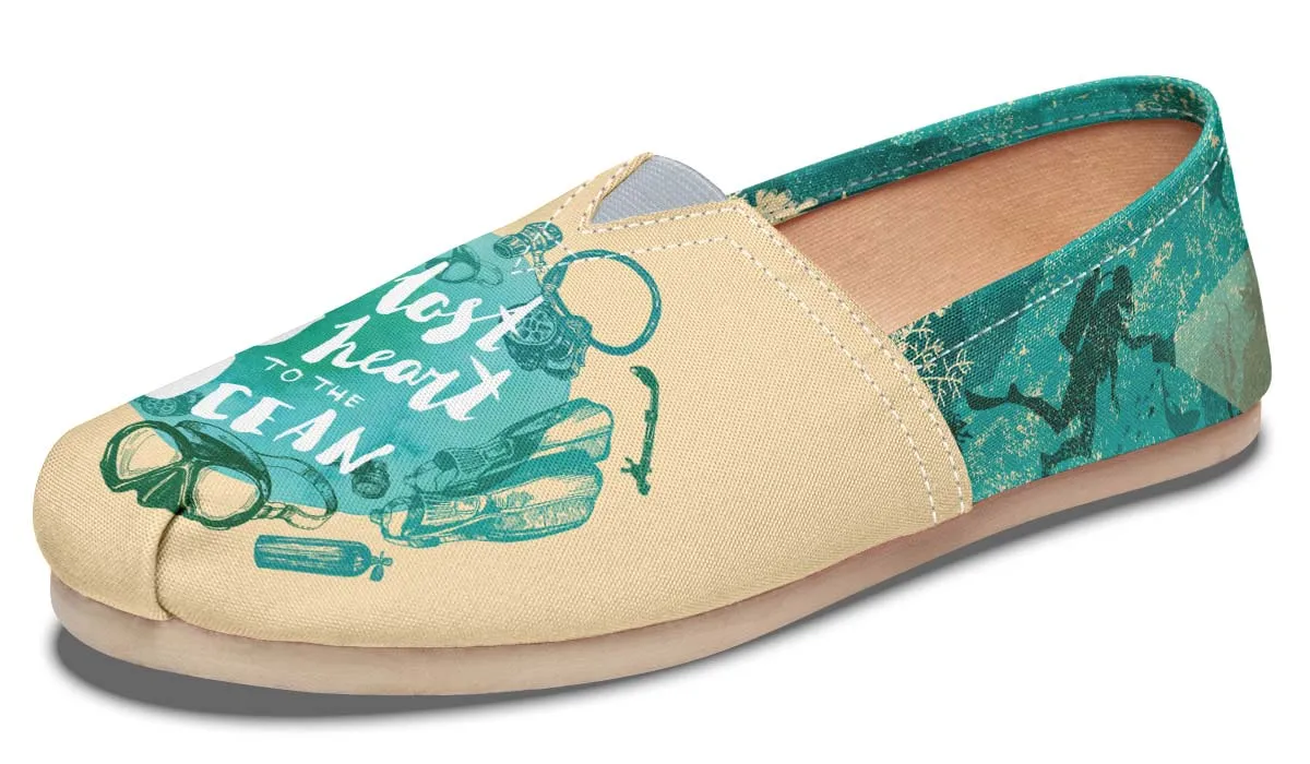 Ocean Heart Casual Shoes