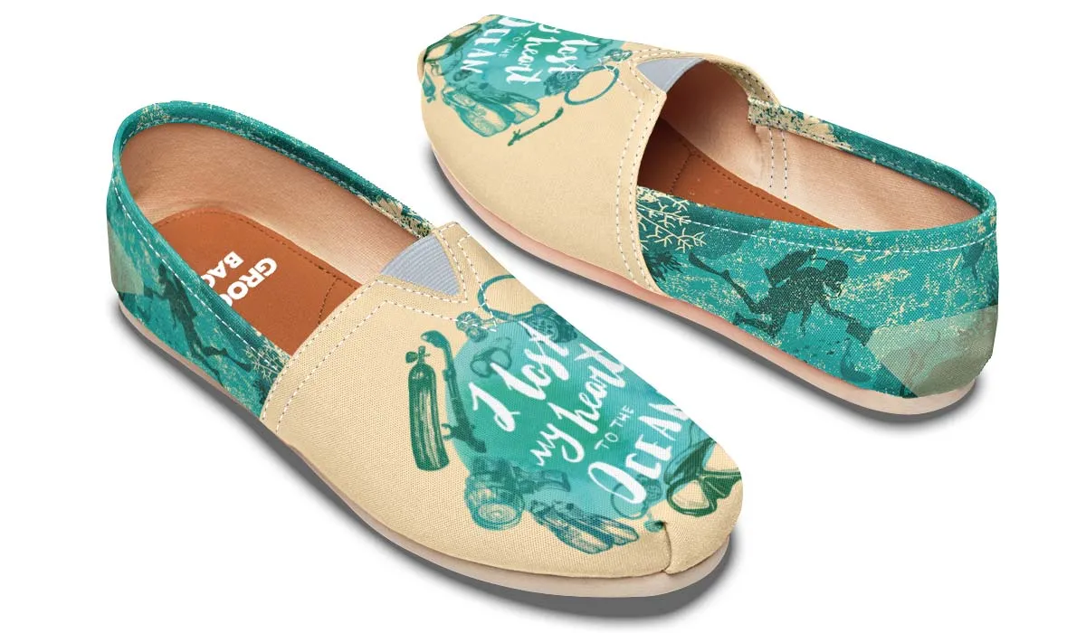 Ocean Heart Casual Shoes