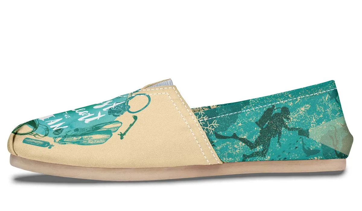 Ocean Heart Casual Shoes