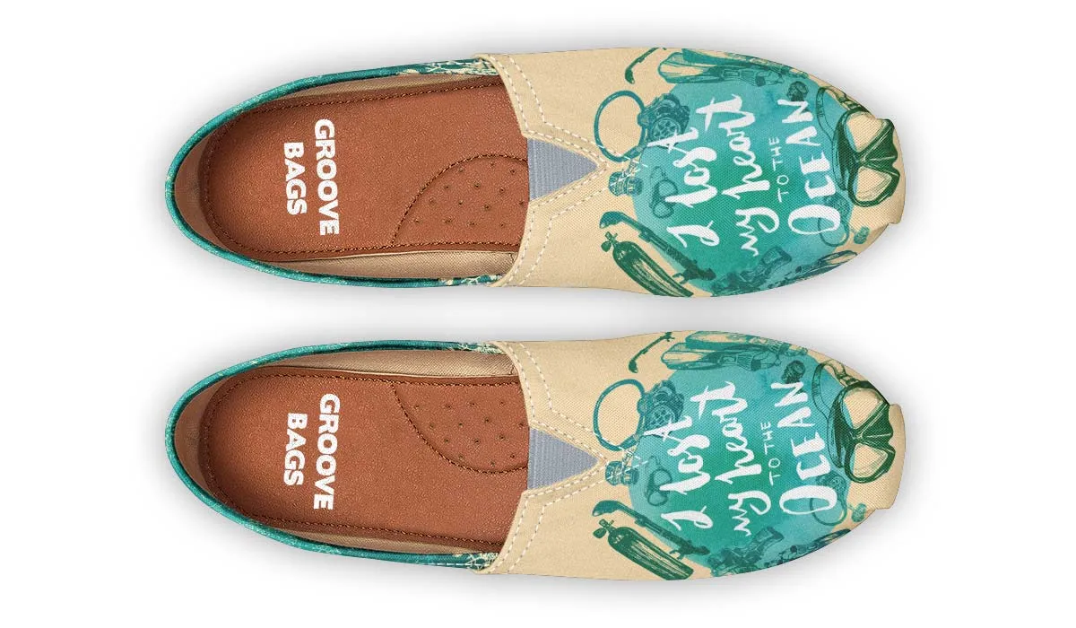 Ocean Heart Casual Shoes