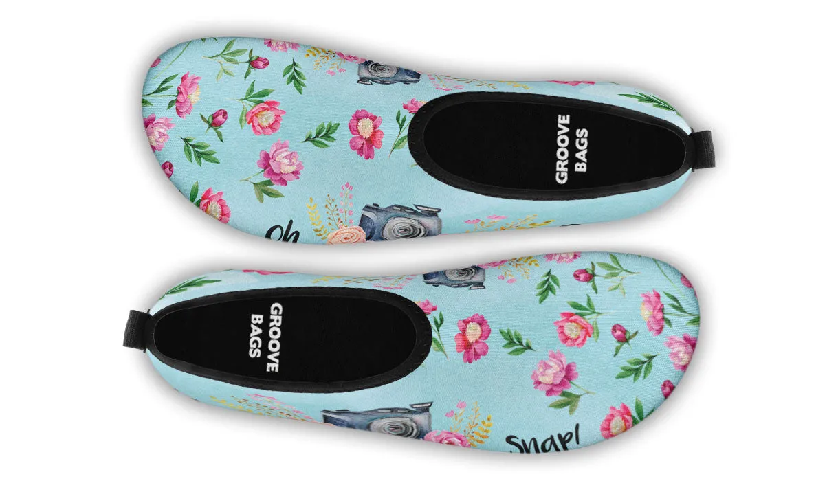 Oh Snap Camera Aqua Barefoot Shoes