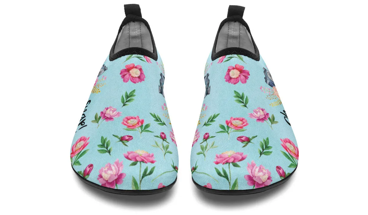 Oh Snap Camera Aqua Barefoot Shoes