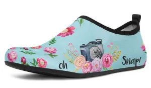 Oh Snap Camera Aqua Barefoot Shoes
