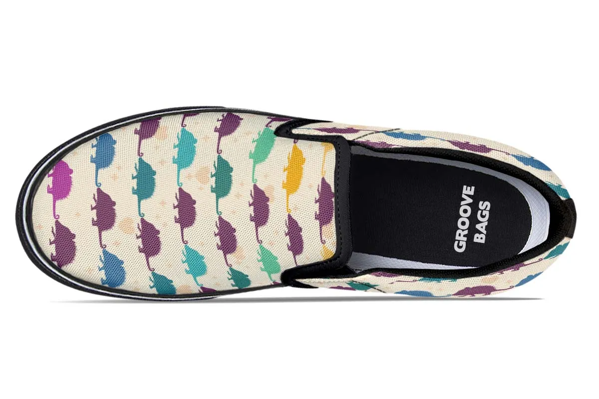 Opossum Pattern Slip-On Shoes