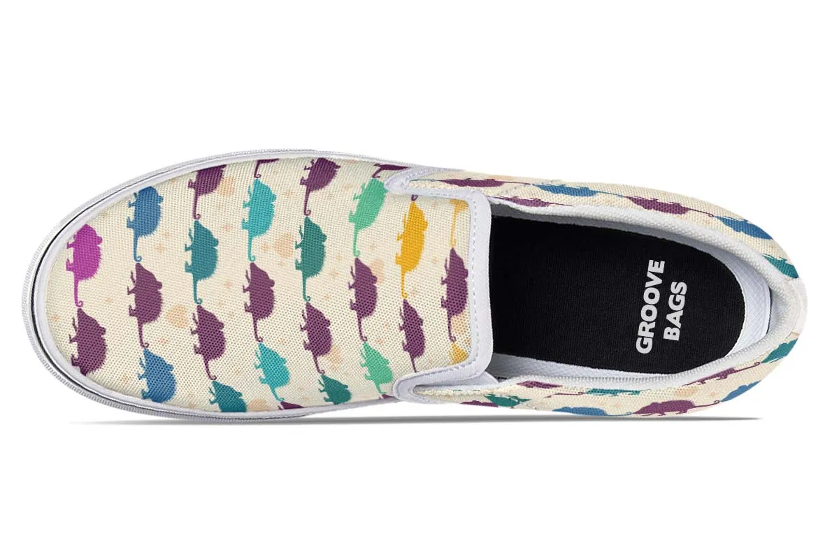 Opossum Pattern Slip-On Shoes