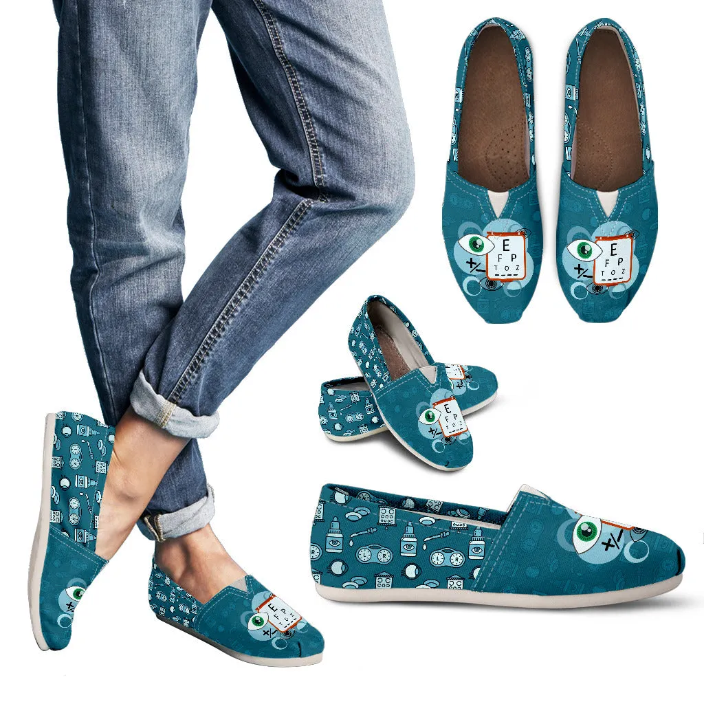 Optometrist Chart Casual Shoes