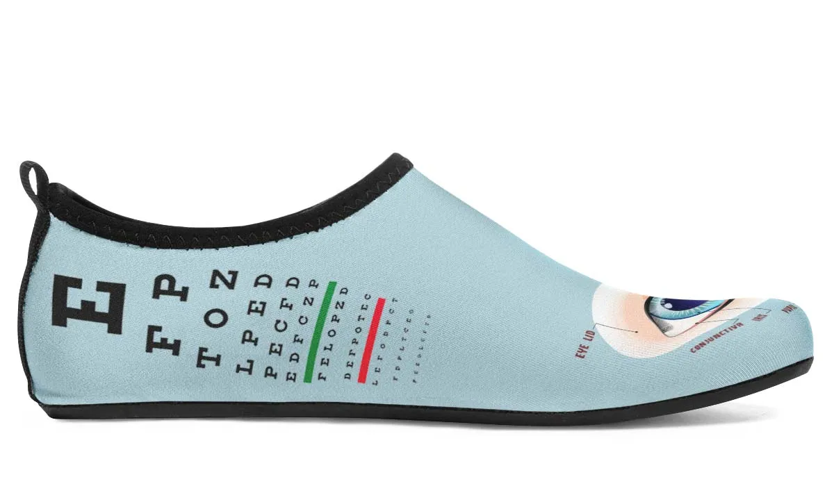 Optometrist Eye Aqua Barefoot Shoes