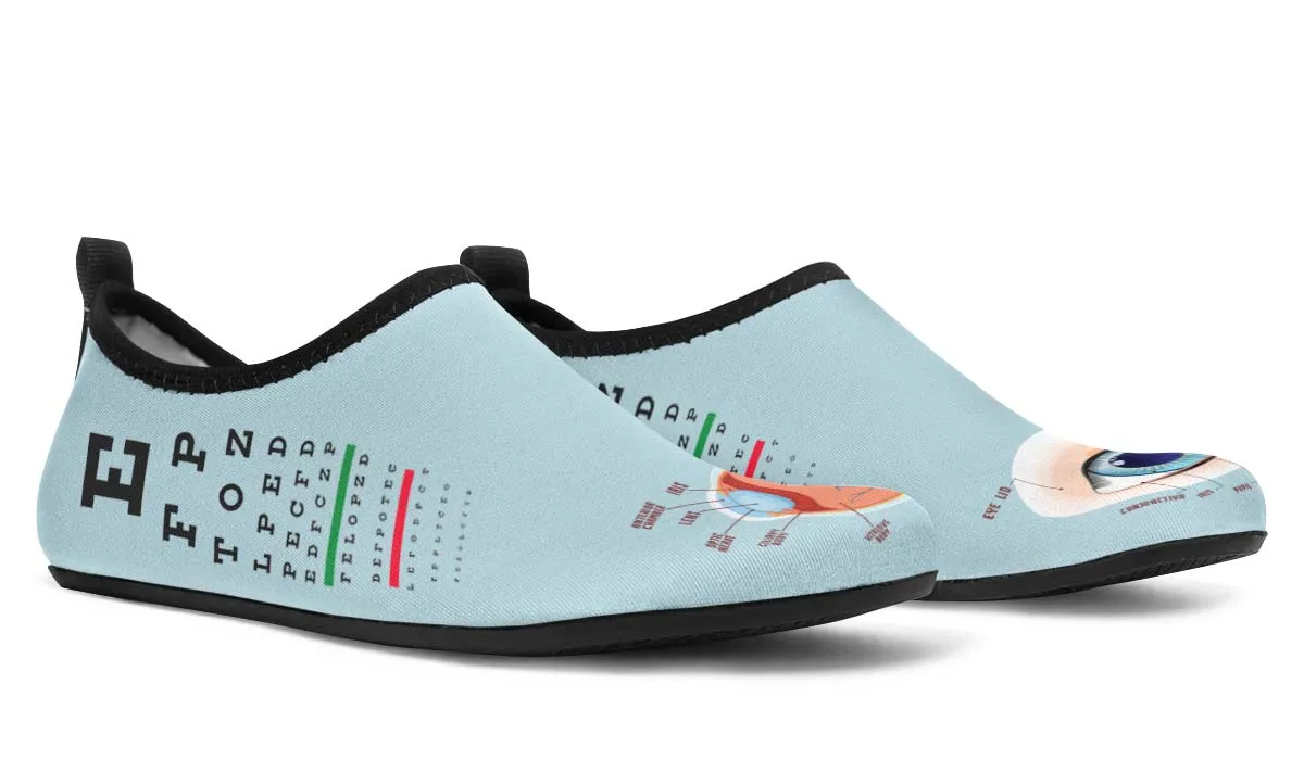 Optometrist Eye Aqua Barefoot Shoes