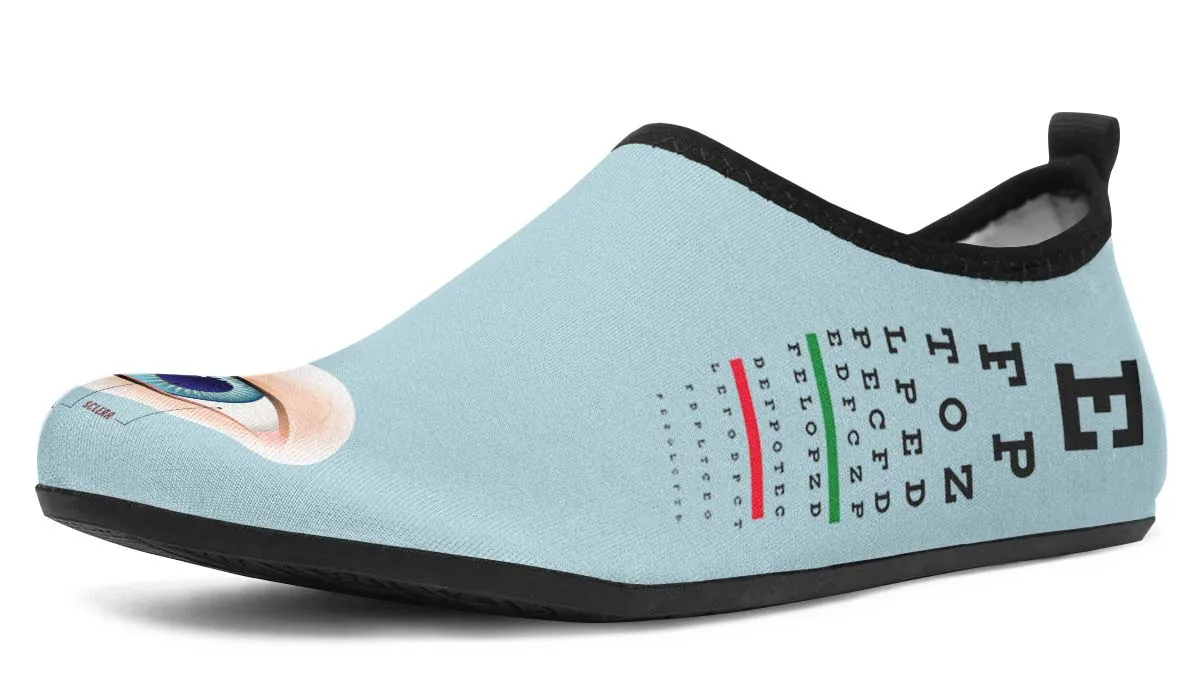 Optometrist Eye Aqua Barefoot Shoes