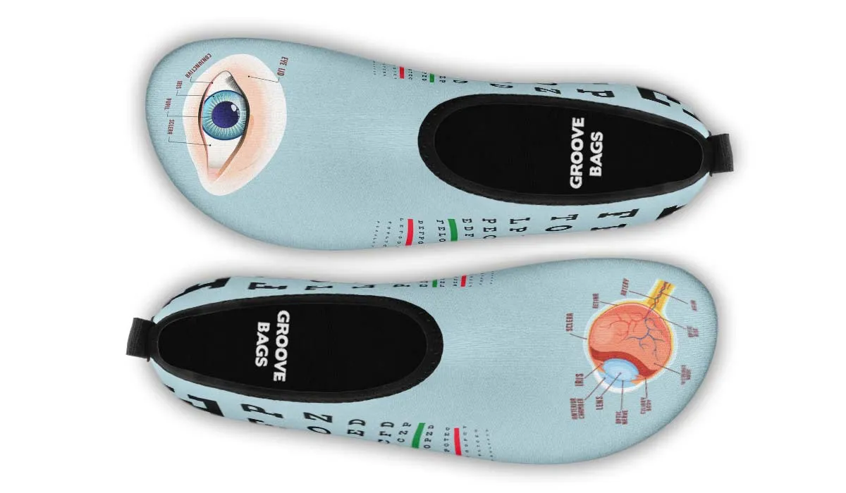 Optometrist Eye Aqua Barefoot Shoes