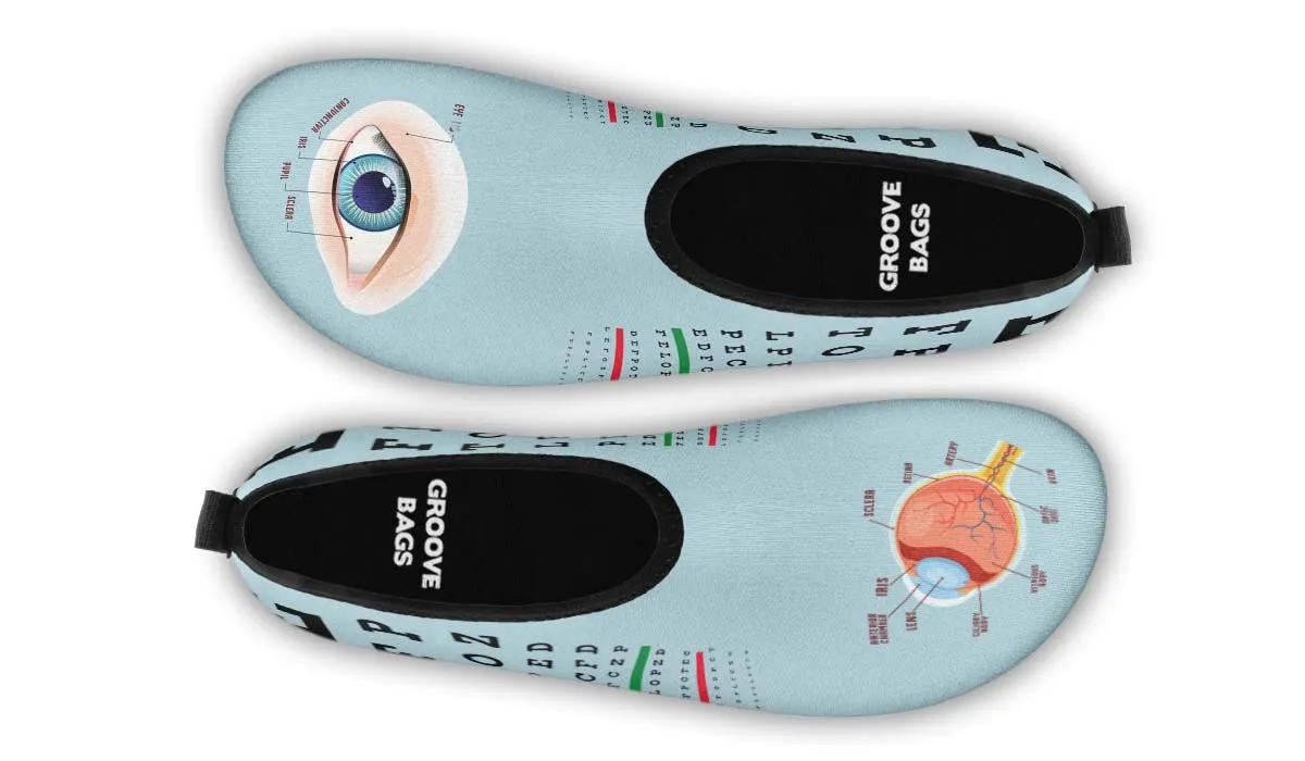 Optometrist Eyes Aqua Barefoot Shoes