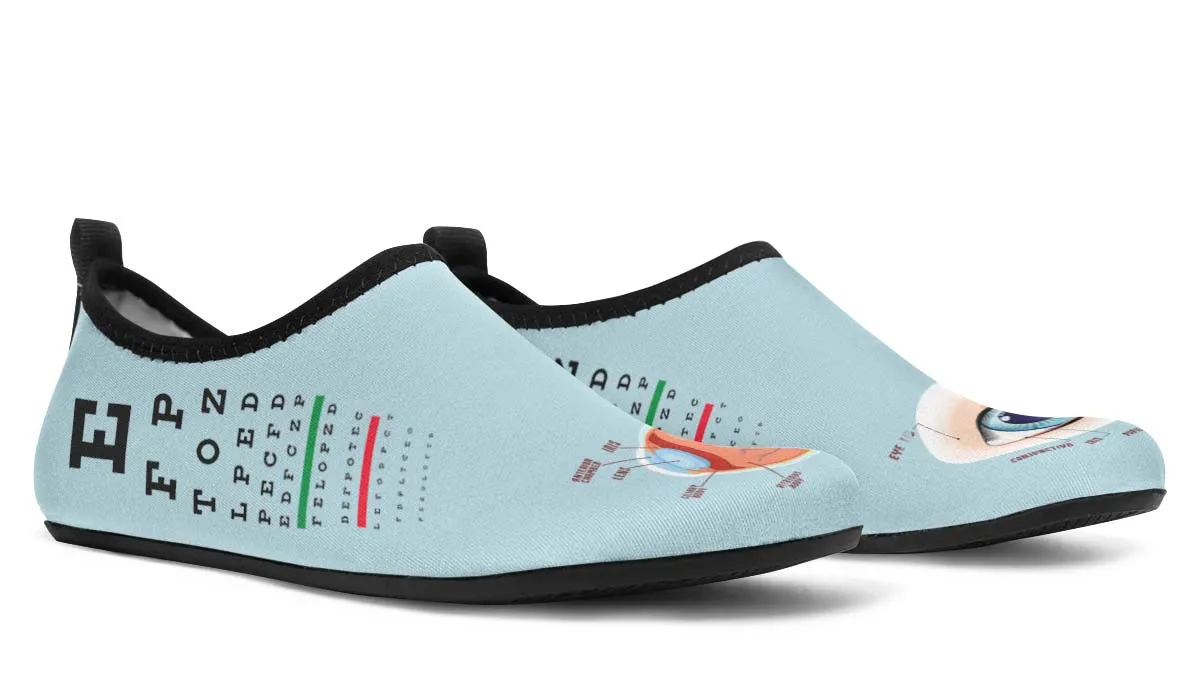 Optometrist Eyes Aqua Barefoot Shoes
