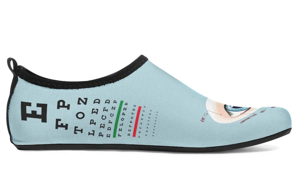 Optometrist Eyes Aqua Barefoot Shoes