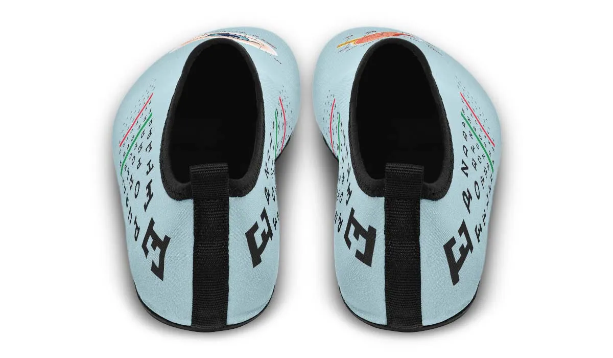 Optometrist Eyes Aqua Barefoot Shoes