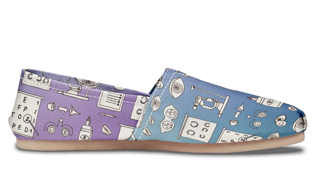 Optometry Sketch Casual Shoes