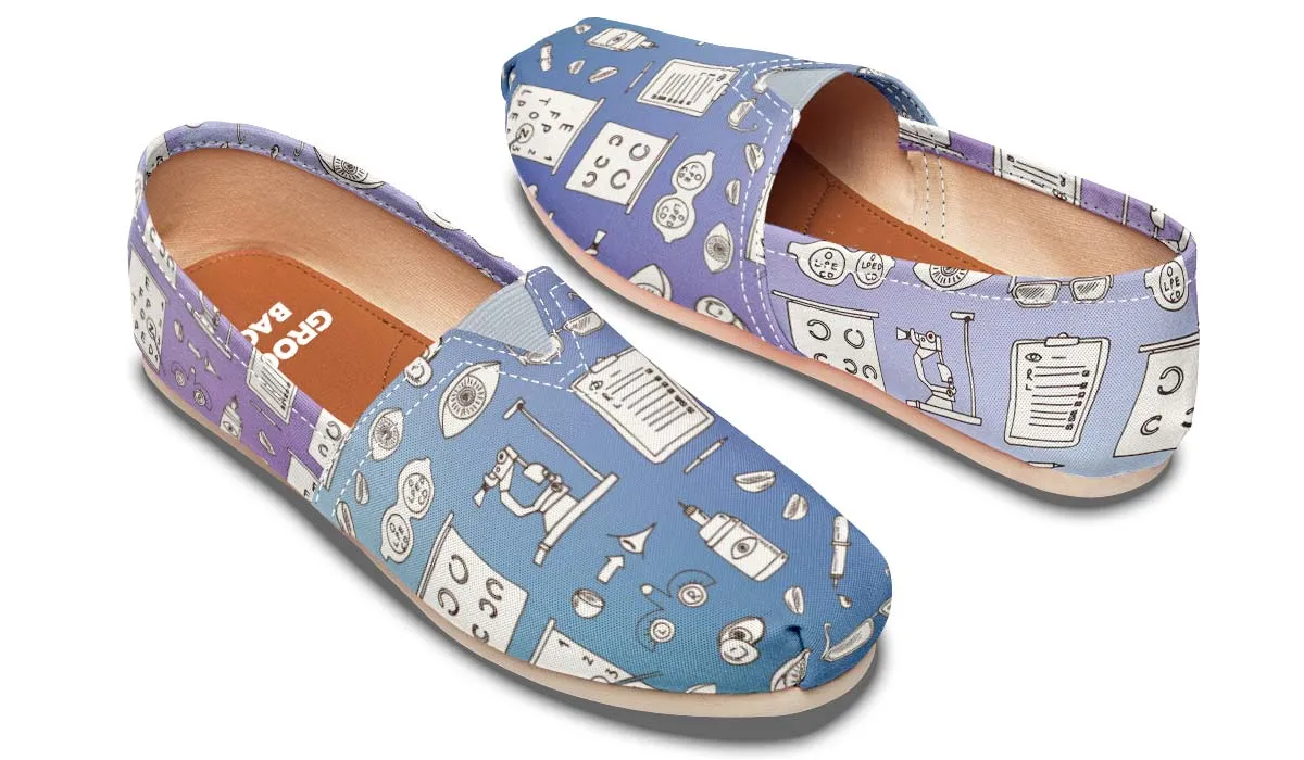 Optometry Sketch Casual Shoes
