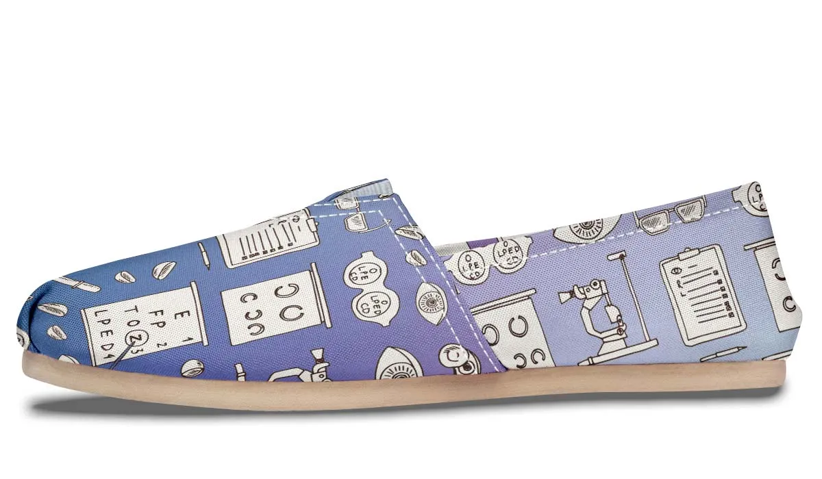 Optometry Sketch Casual Shoes