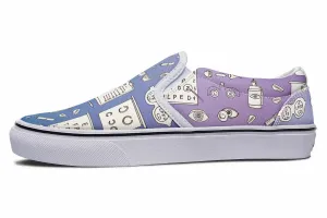 Optometry Sketch Slip-On Shoes