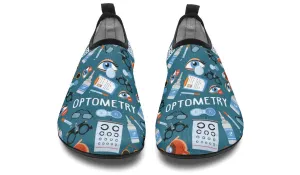 Optometry Themed Aqua Barefoot Shoes