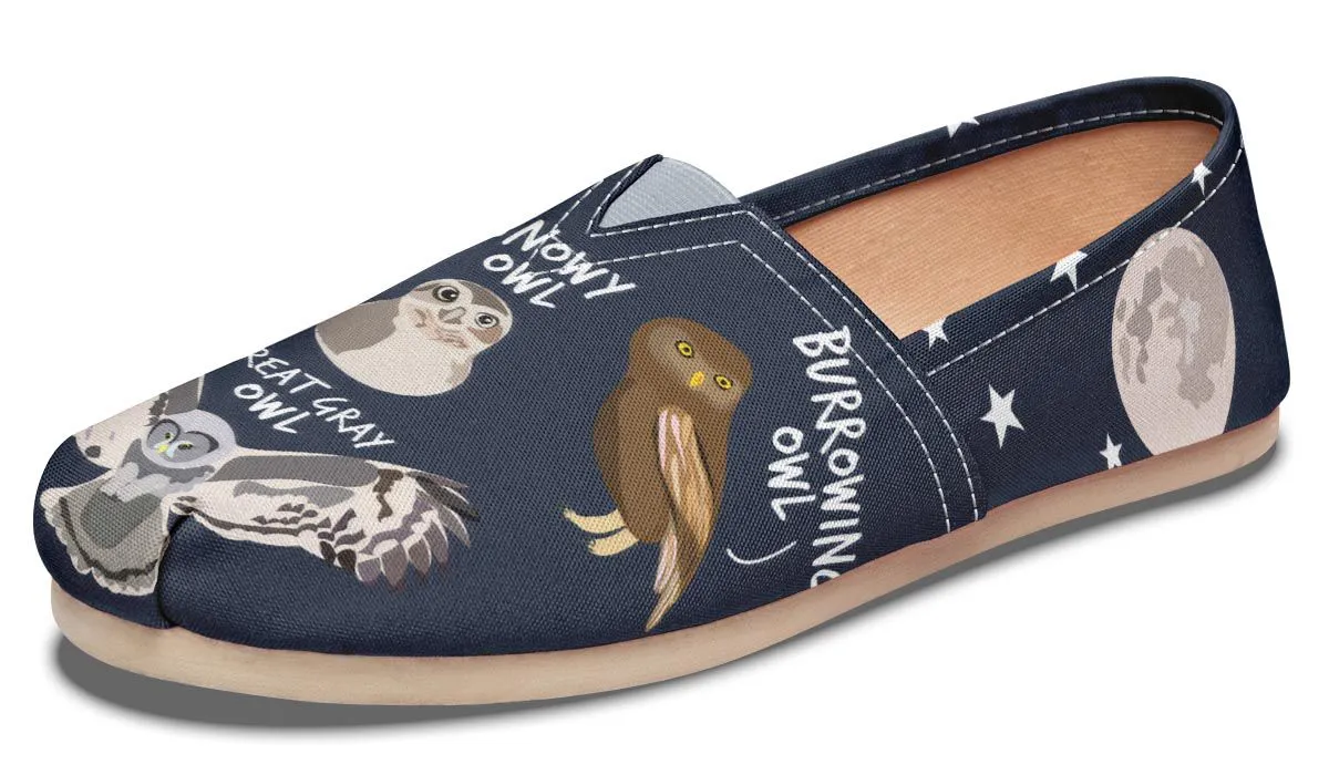 Owl Diagram Casual Shoes