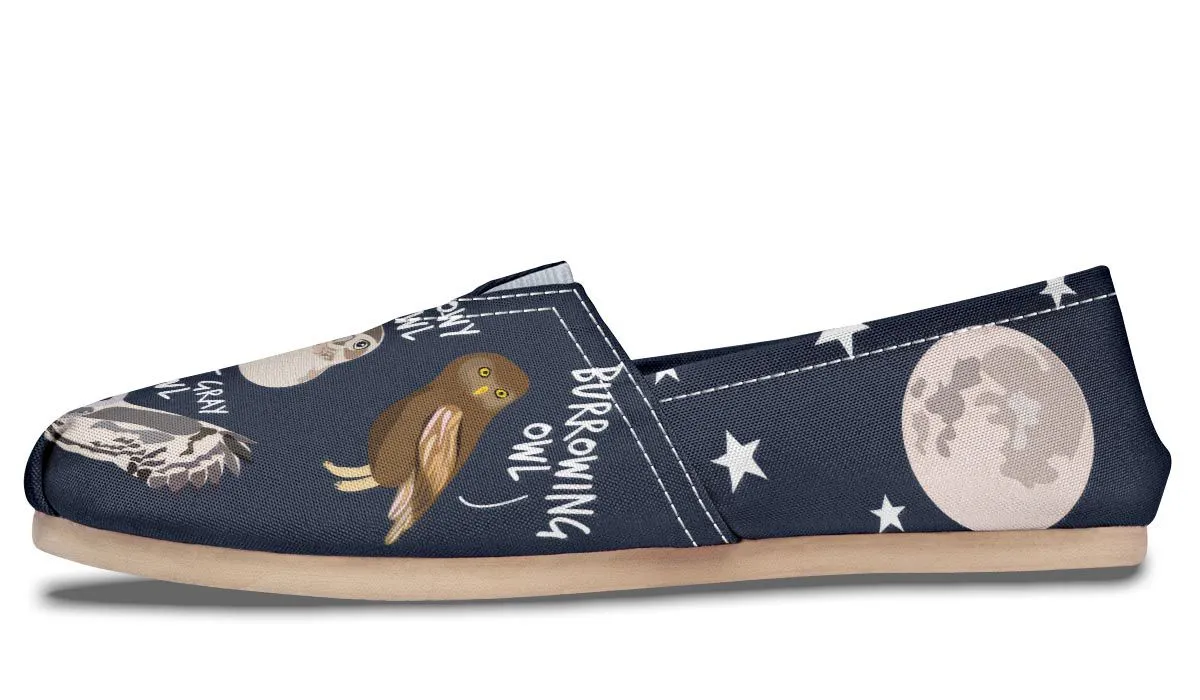 Owl Diagram Casual Shoes