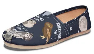 Owl Diagram Casual Shoes