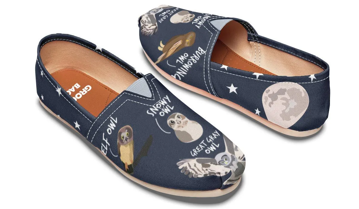 Owl Diagram Casual Shoes