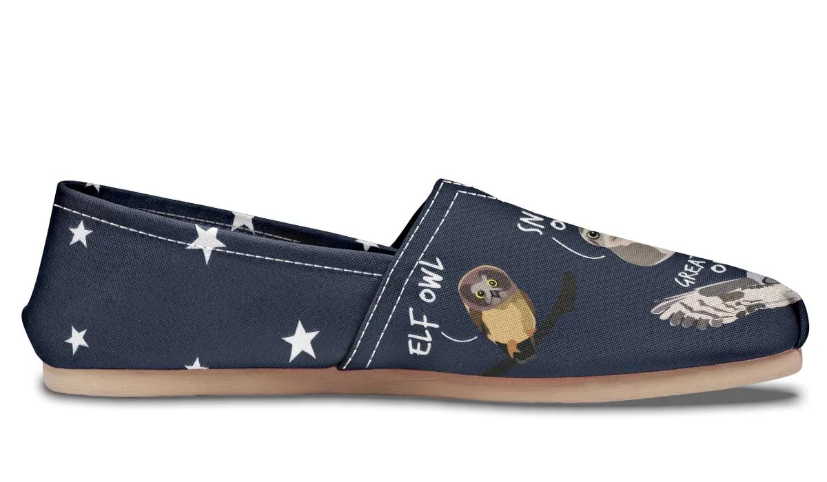 Owl Diagram Casual Shoes