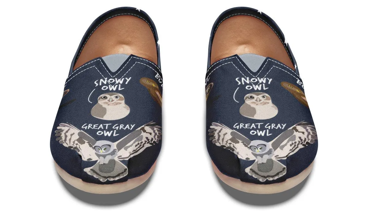 Owl Diagram Casual Shoes