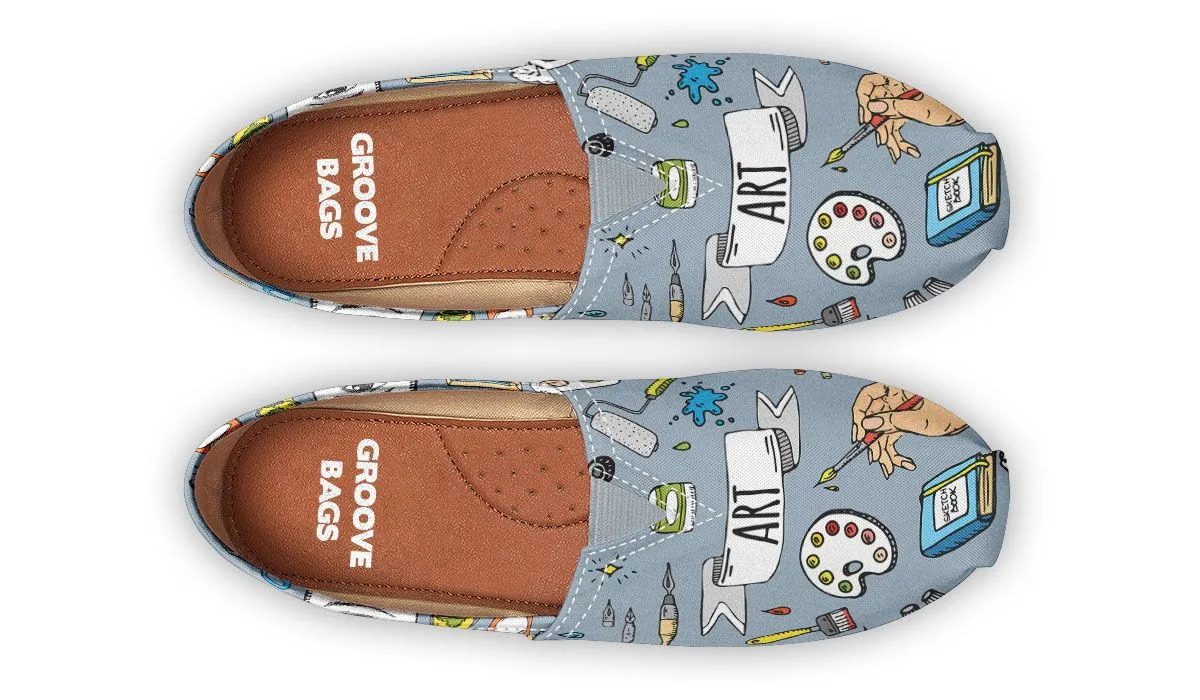 Painter Doodles Casual Shoes