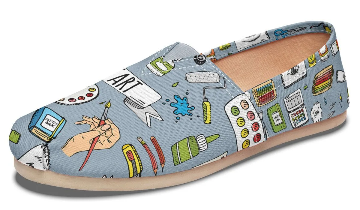 Painter Doodles Casual Shoes