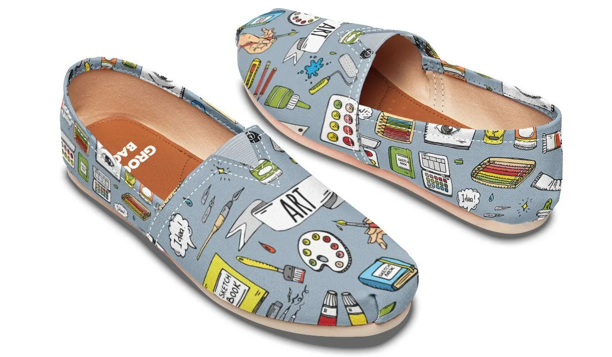Painter Doodles Casual Shoes