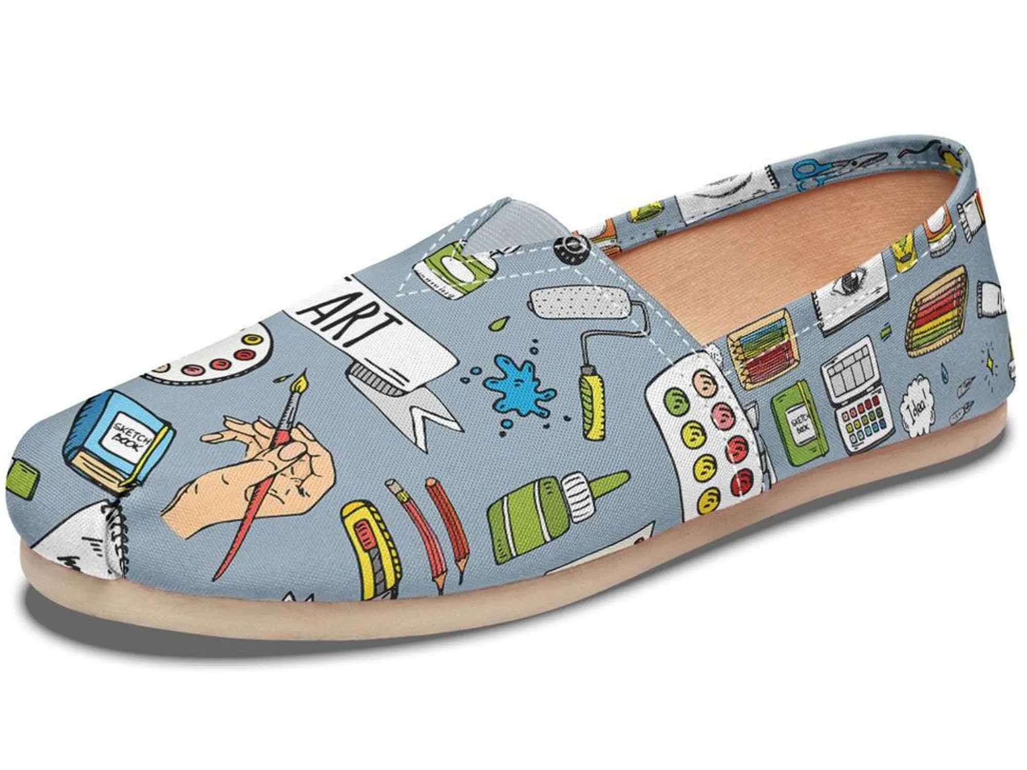 Painter Doodles Casual Shoes
