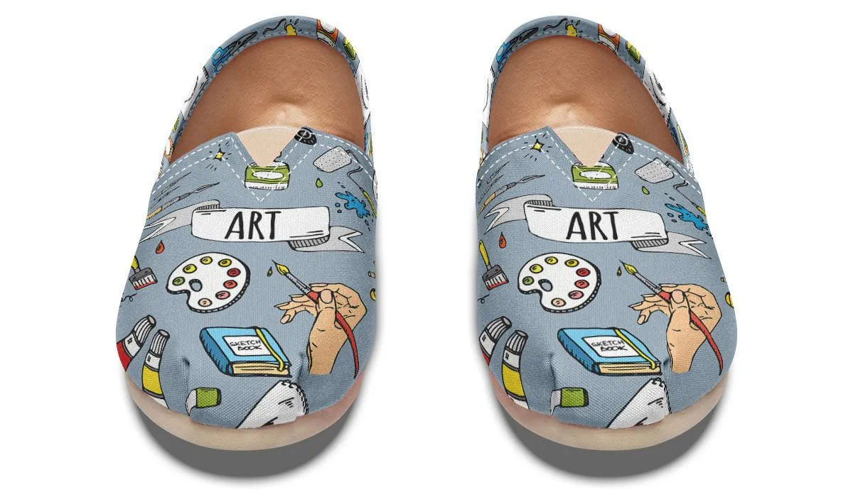 Painter Doodles Casual Shoes