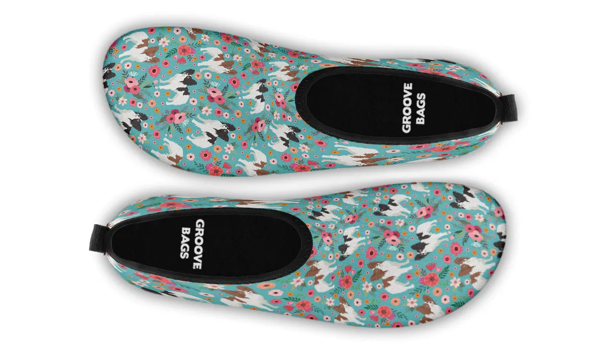Papillon Flower Aqua Barefoot Shoes