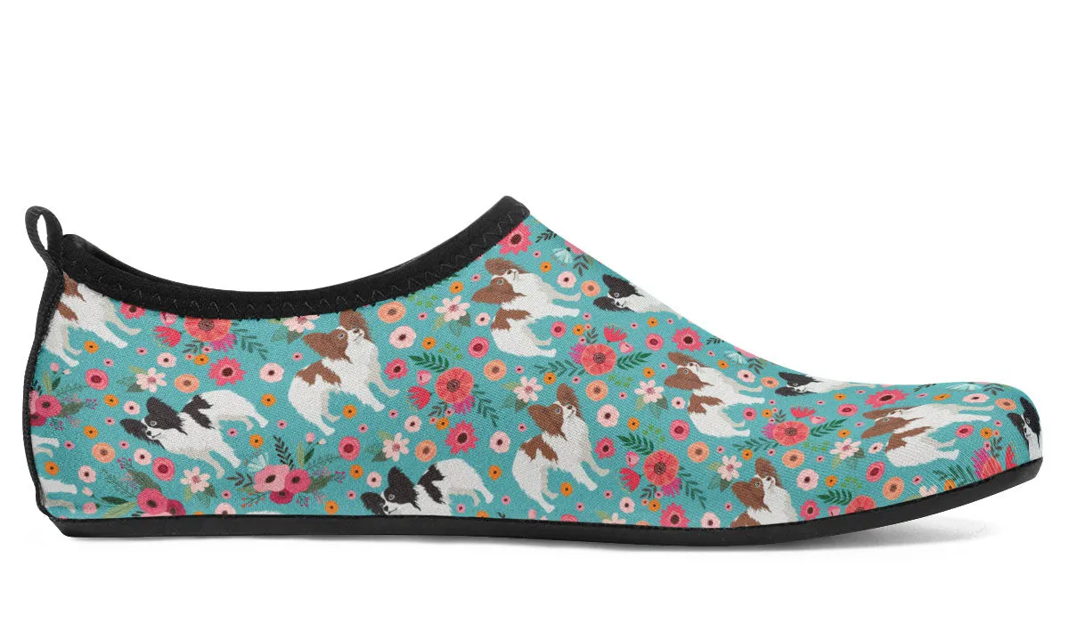 Papillon Flower Aqua Barefoot Shoes