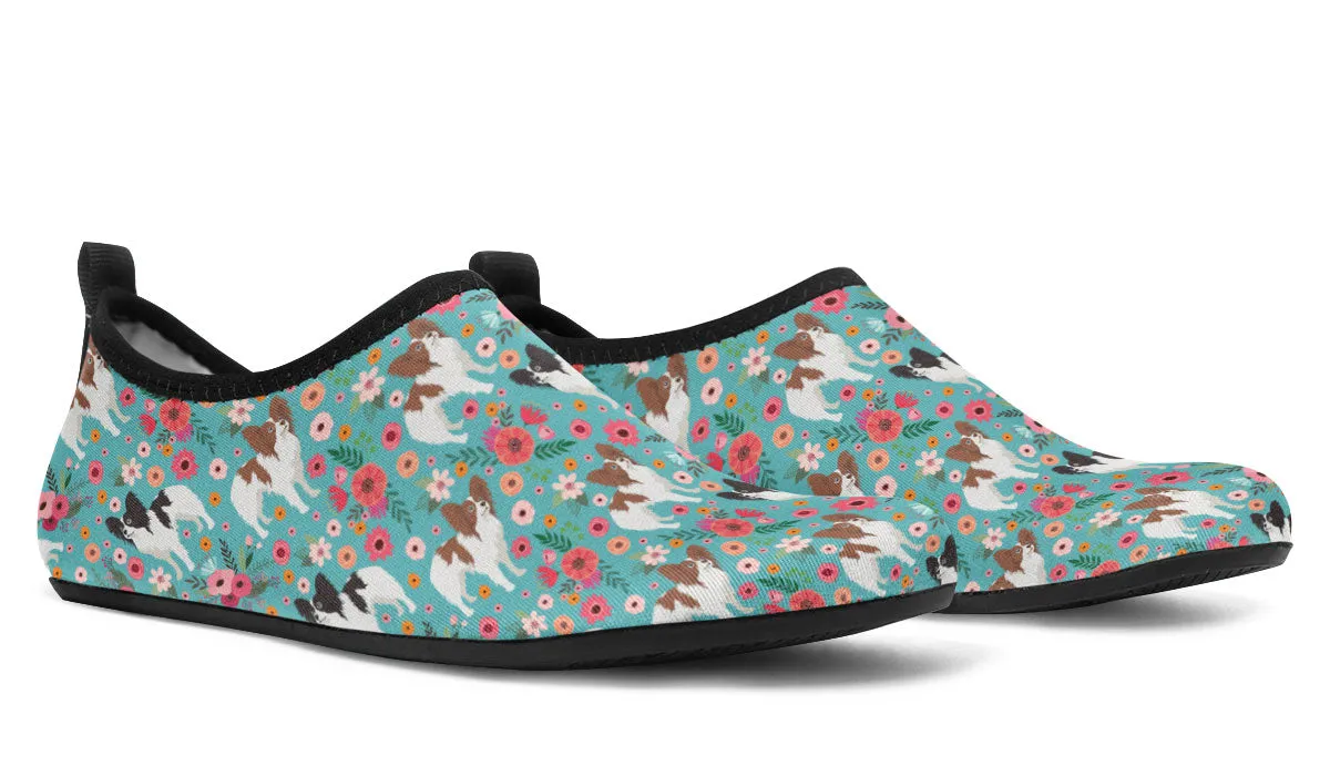 Papillon Flower Aqua Barefoot Shoes