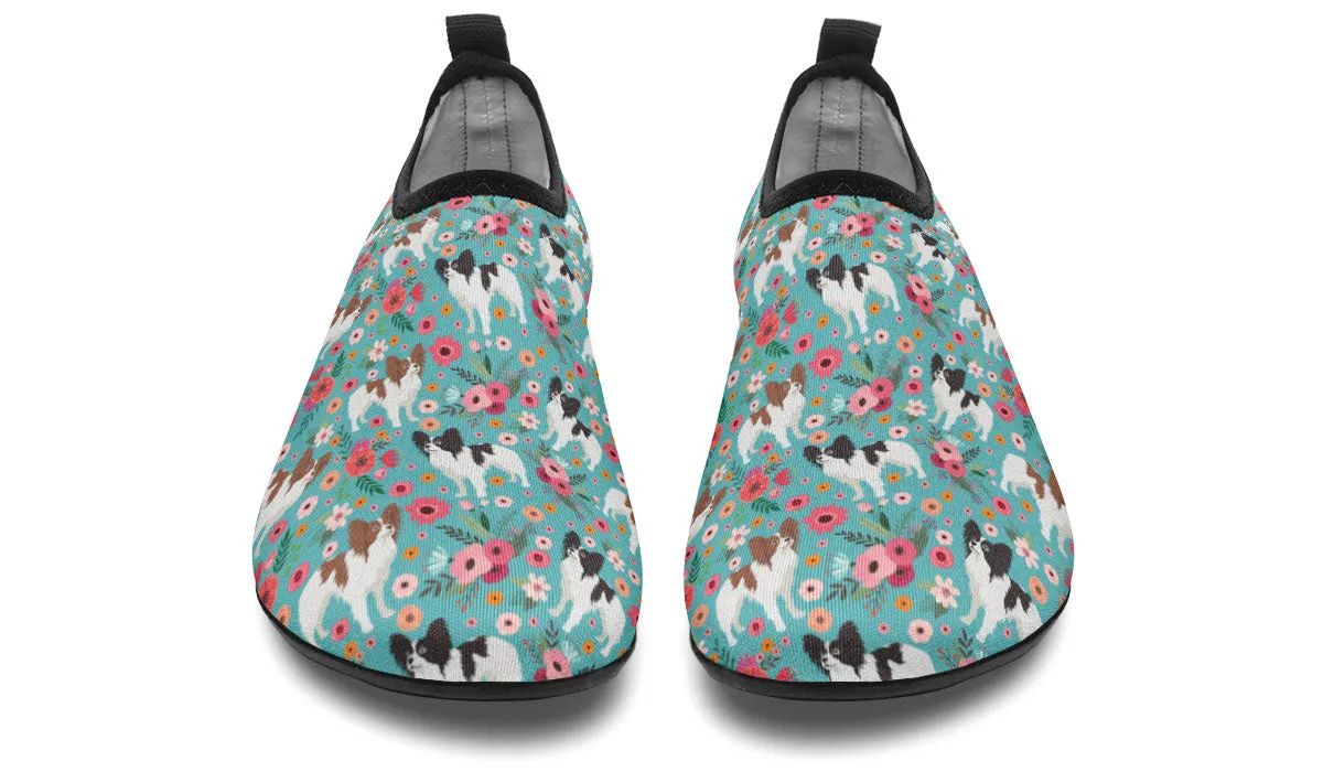 Papillon Flower Aqua Barefoot Shoes