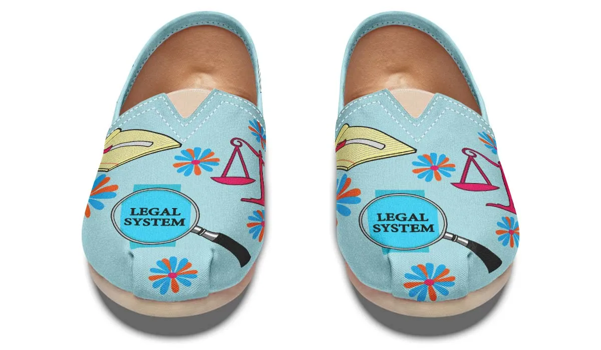 Paralegal Pattern Casual Shoes