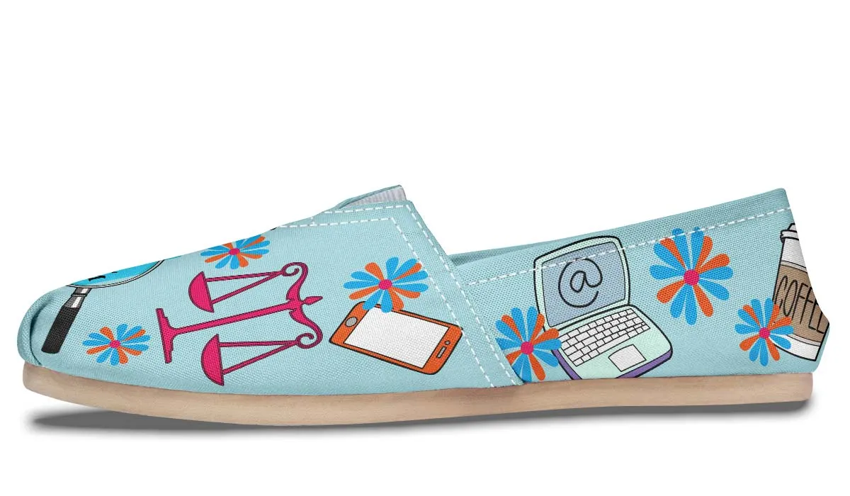 Paralegal Pattern Casual Shoes