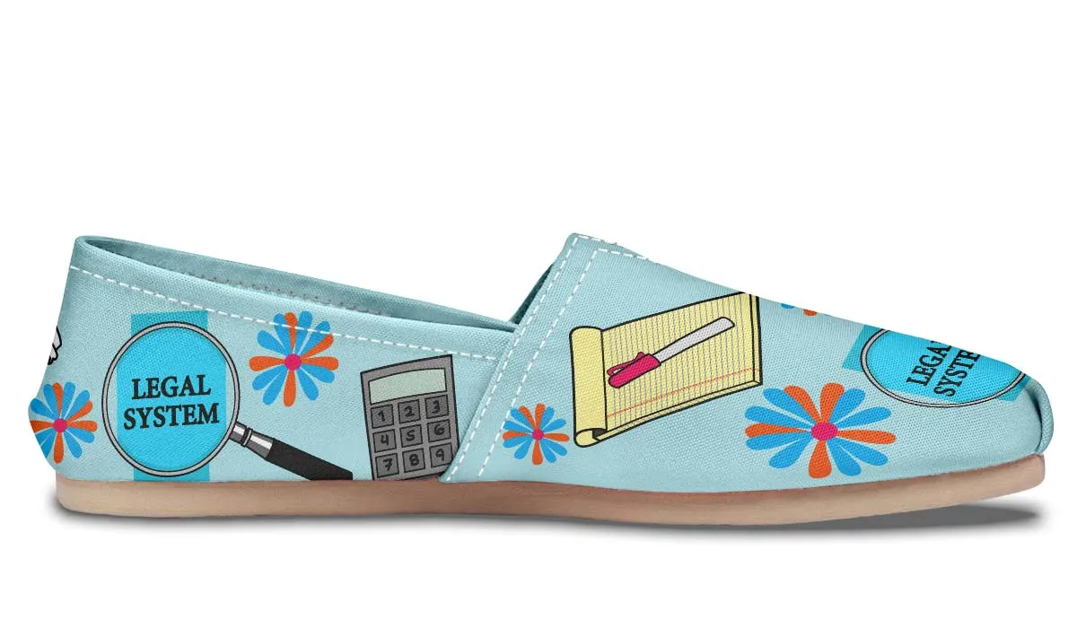 Paralegal Pattern Casual Shoes