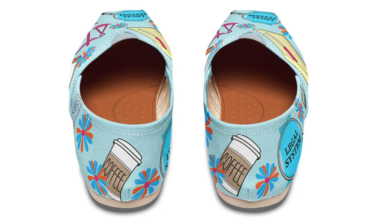Paralegal Pattern Casual Shoes